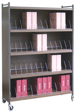 Large Vertical Cabinet Chart Rack